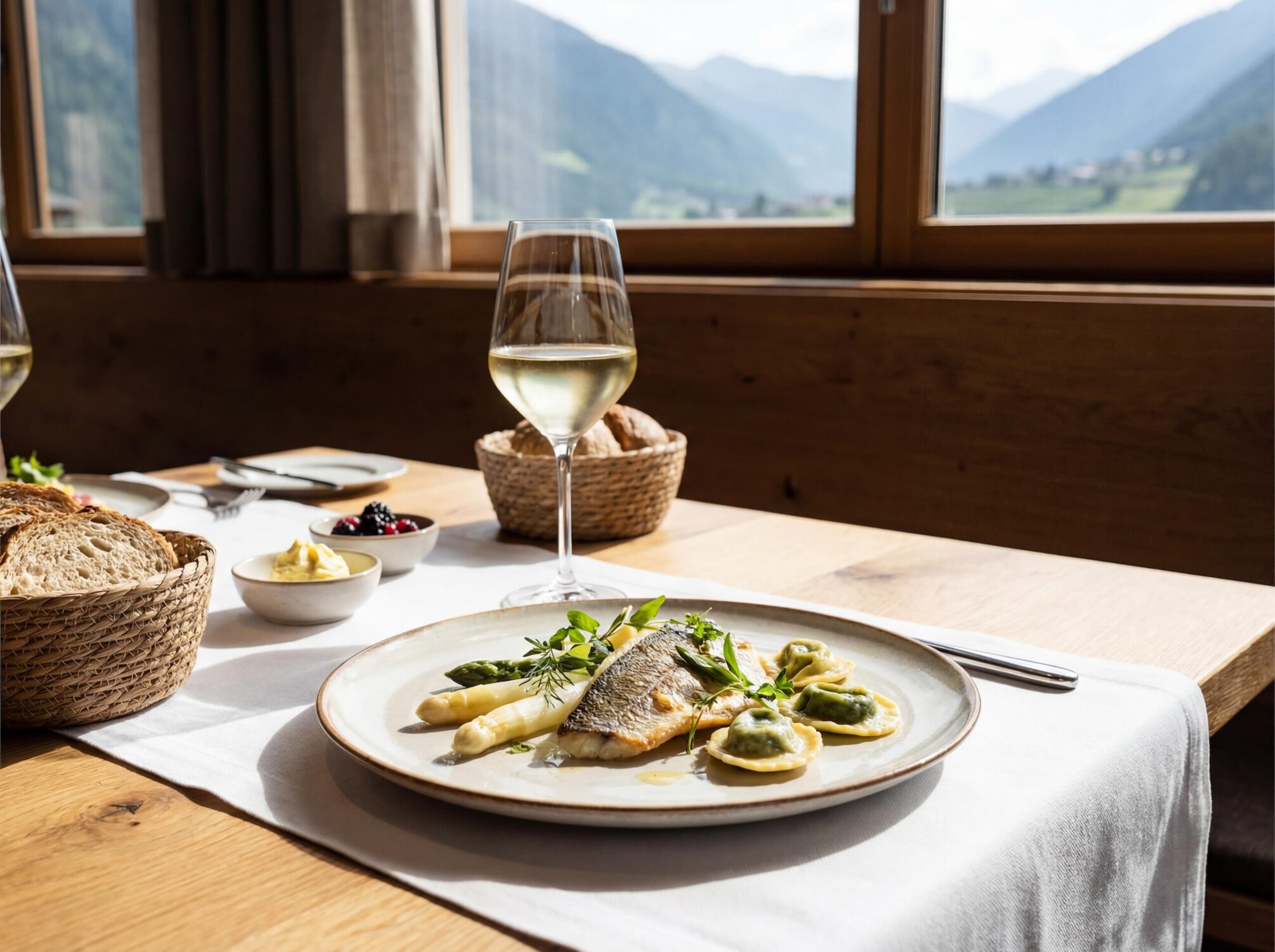 Food Pairing mit Südtiroler Weißwein und passenden Speisen